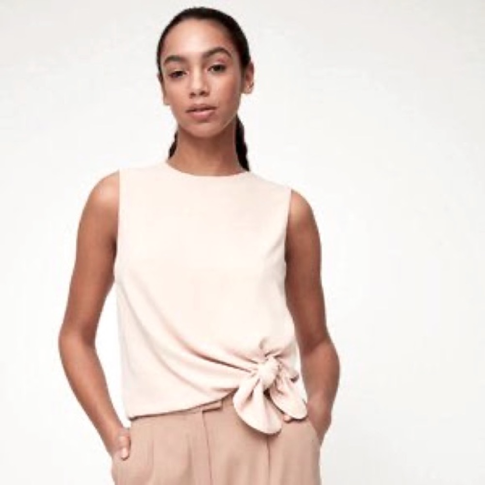 Babaton sleeveless blouse M